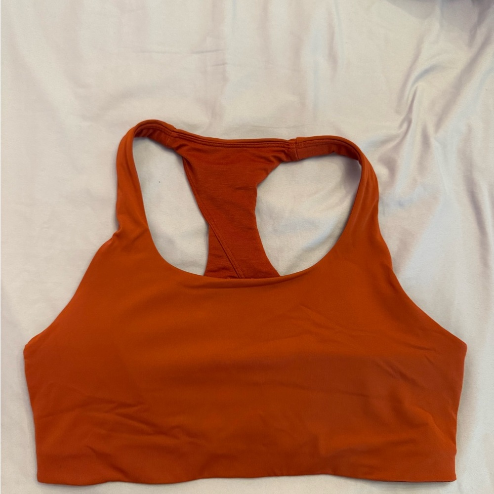 lululemon athletica Vibrant Orange Sports Bra